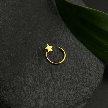 Tiny Star Nose Pin(Gold Plated)